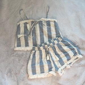 ILLA ILLA Beachwear Set, Tank Top and Shorts, Size S